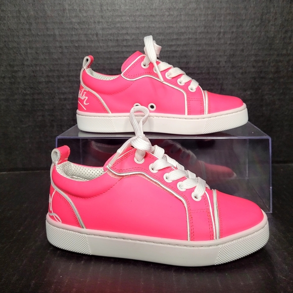Christian Louboutin Other - Pink Christian Louboutin Girls Child Sneakers Size 29